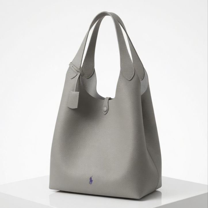 Gray Polo Bag Master Copy with Internal Wallet 💼🩶