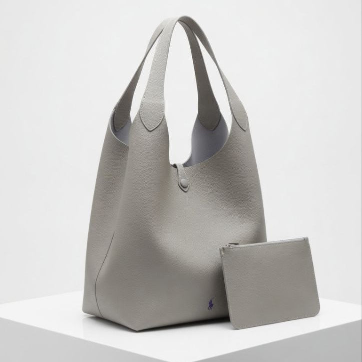 Gray Polo Bag Master Copy with Internal Wallet 💼🩶
