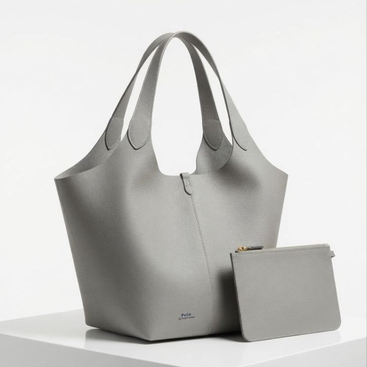 Gray Polo Bag Master Copy with Internal Wallet 💼🩶