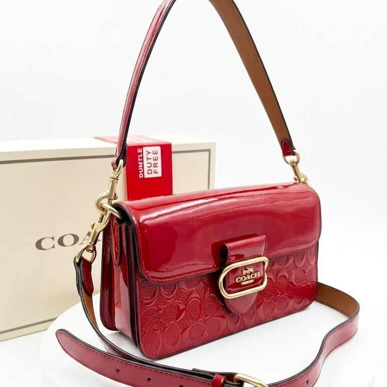 Coach Black & Yellow Original Bag 👜✨ Golden Box Included
