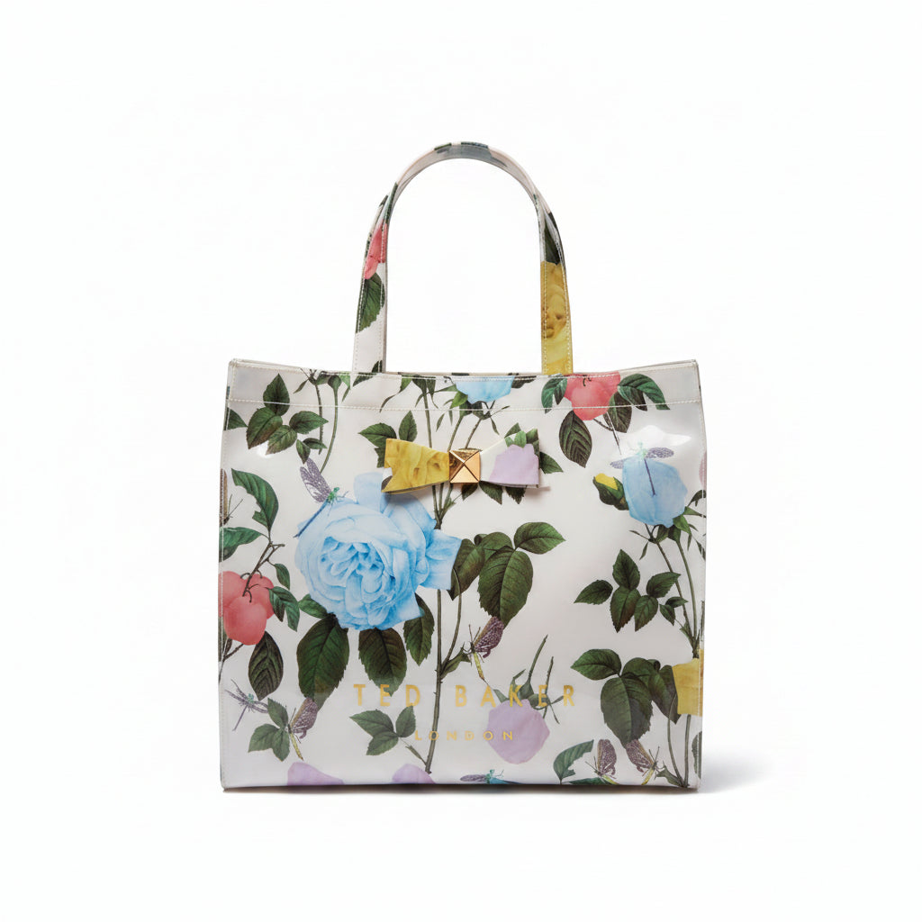 Ted Baker Floral Mirror Tote Bag in Multi-Color Silicone 🌸👜
