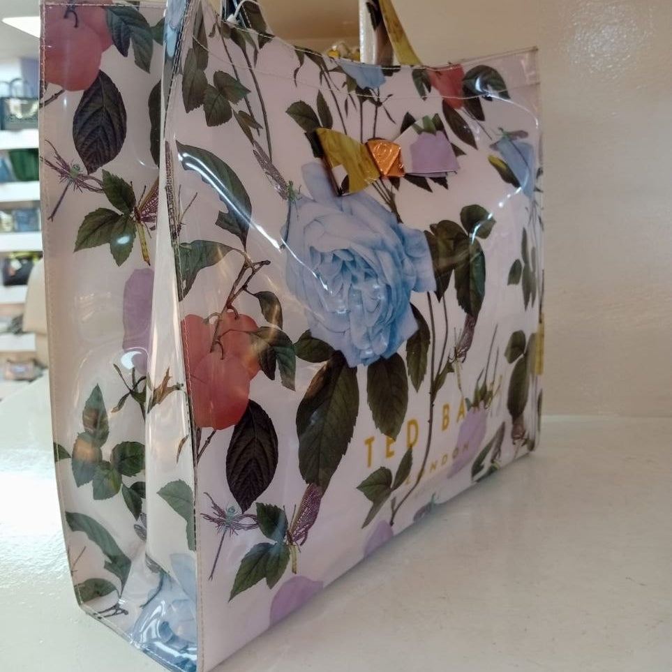 Ted Baker Floral Mirror Tote Bag in Multi-Color Silicone 🌸👜