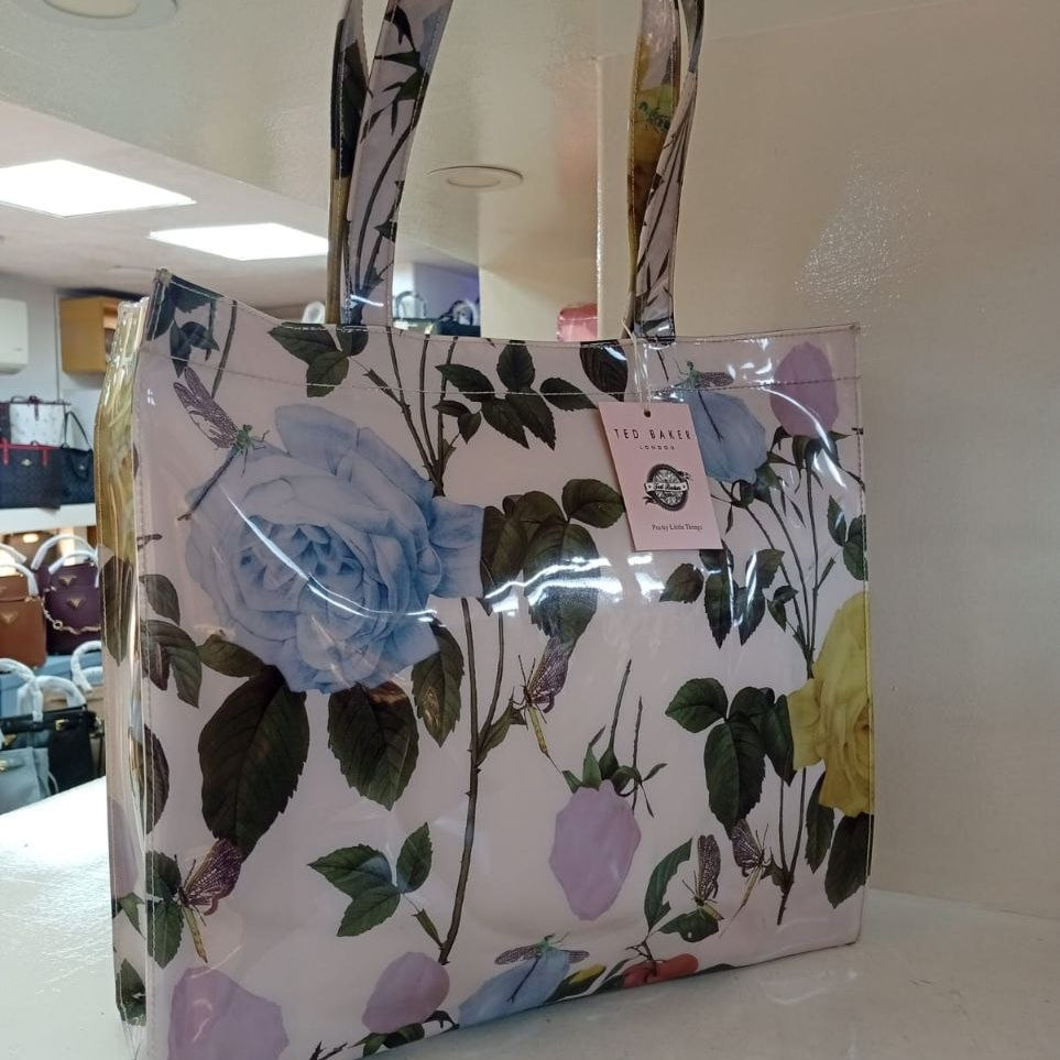 Ted Baker Floral Mirror Tote Bag in Multi-Color Silicone 🌸👜
