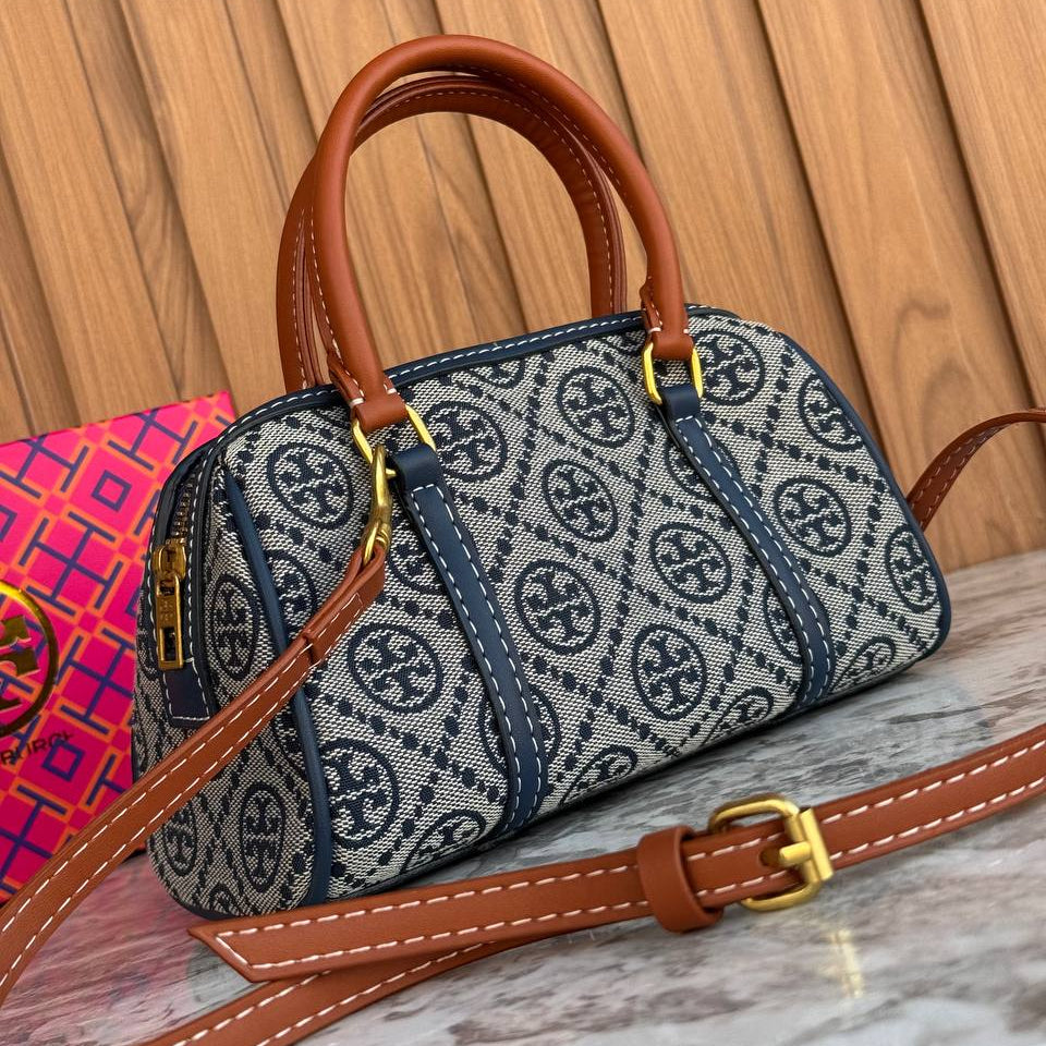 Tory Burch Monogram Barrel Bag in Classic Beige 👜✨