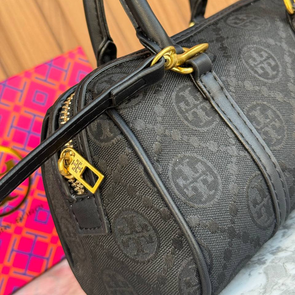 Tory Burch Monogram Barrel Bag in Classic Beige 👜✨