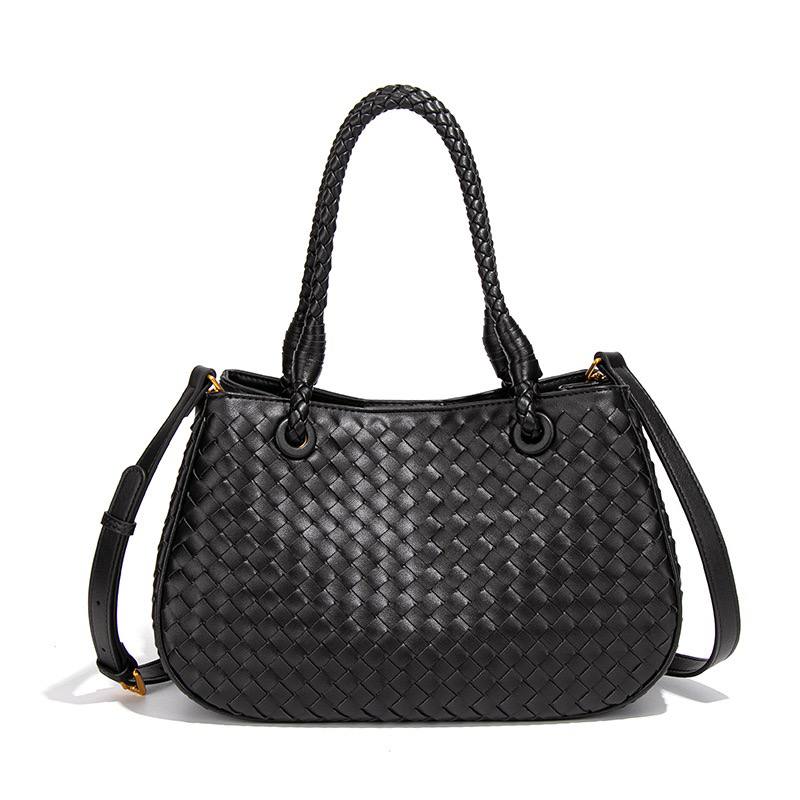 Bottega Style Woven Handbag with Braided Handles 👜✨