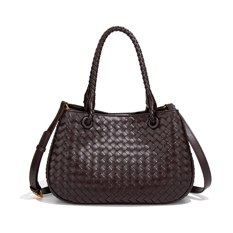Bottega Style Woven Handbag with Braided Handles 👜✨
