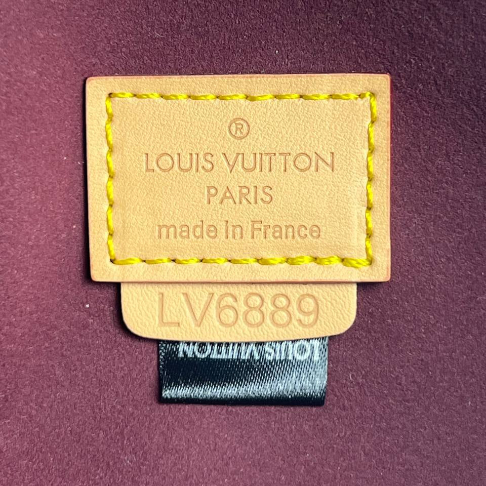 Louis Vuitton Monogram Canvas Shoulder Bag with Gold Chain Strap