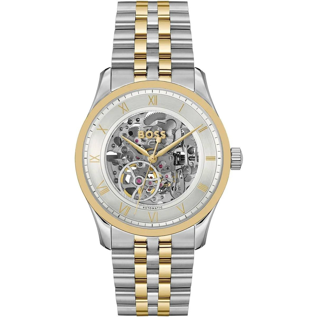 BOSS Automatic: Gold-Tone Stainless Steel Watch ⌚✨