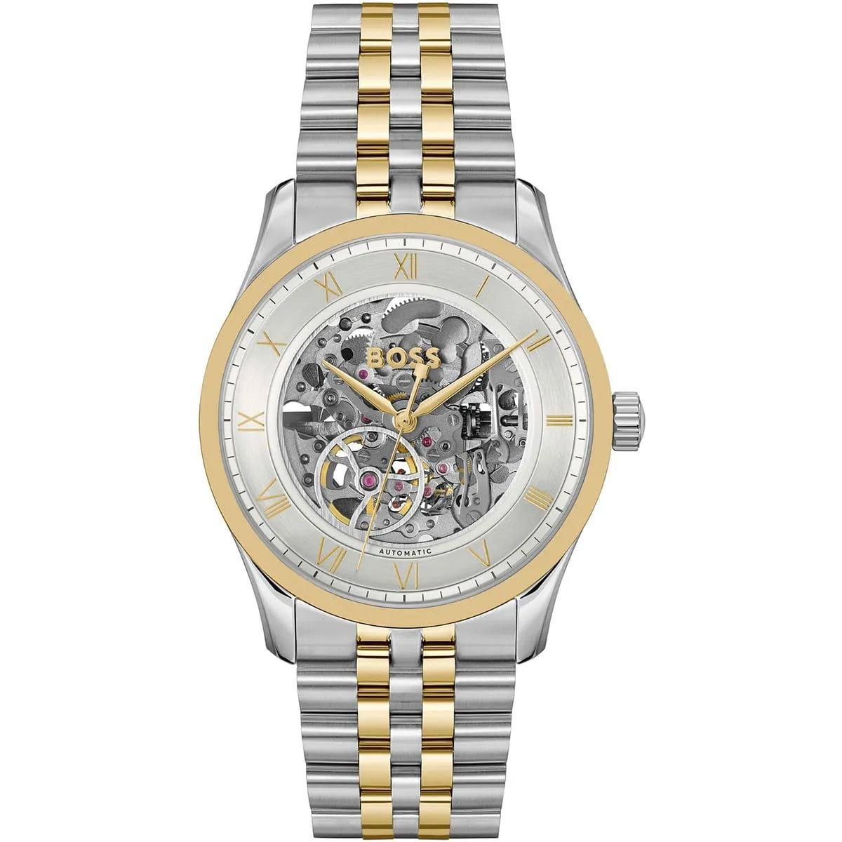 BOSS Automatic: Gold-Tone Stainless Steel Watch ⌚✨