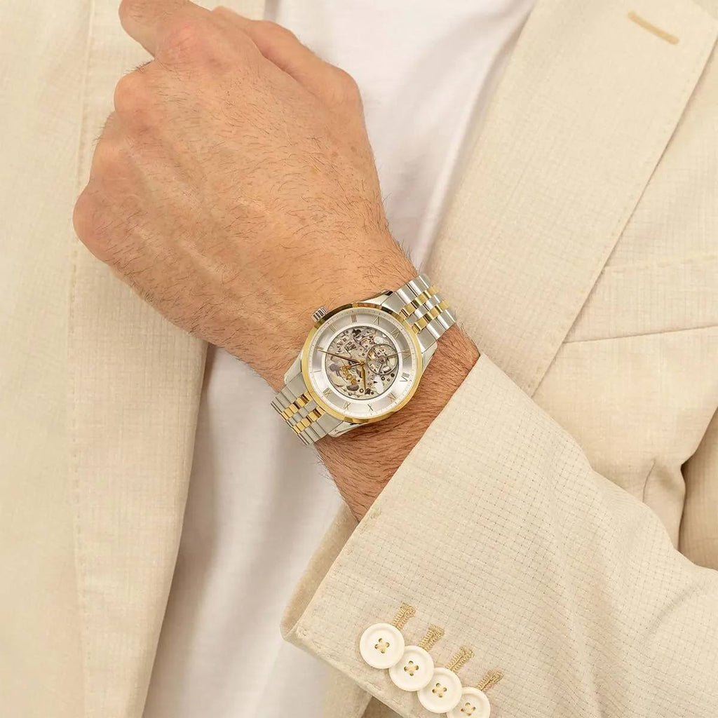 BOSS Automatic: Gold-Tone Stainless Steel Watch ⌚✨