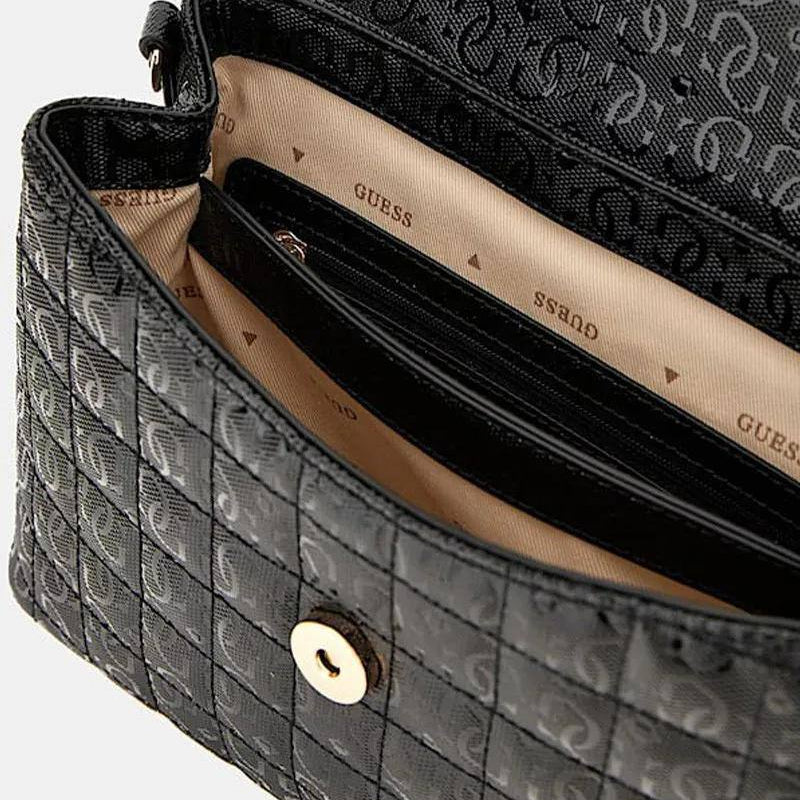 GUESS Beige & Black Bag: Chic Everyday Style 👜🖤