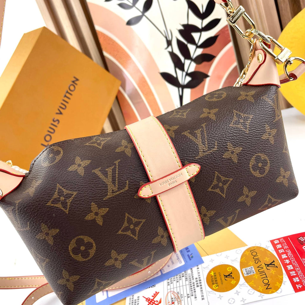 Louis Vuitton Monogram Pearl Chain Bag with Gold Hardware 👜✨