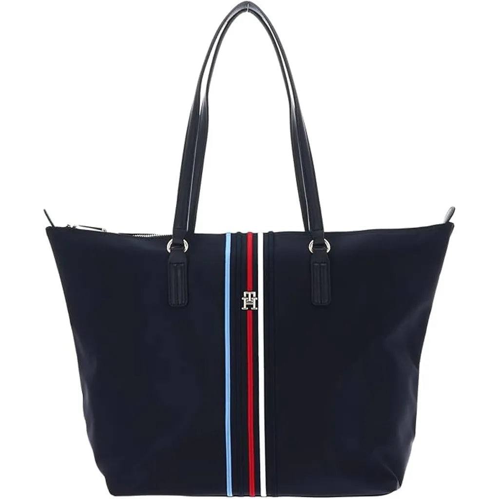 Tommy Hilfiger Signature Stripe Navy Tote Bag 👜