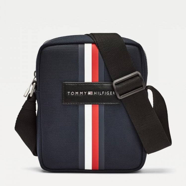 Tommy Hilfiger Signature Stripe Navy Crossbody Bag 👜