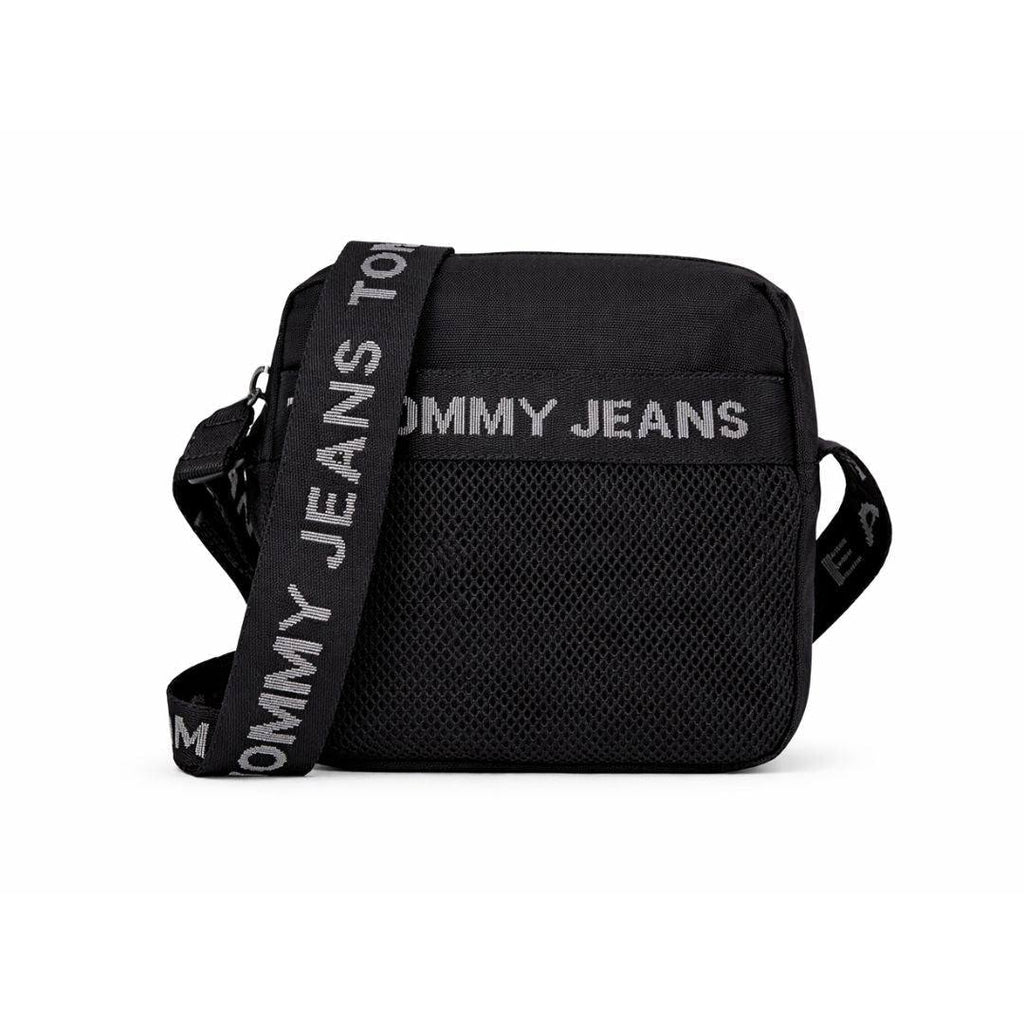 Tommy Jeans Black Mesh Crossbody Bag 🖤👜✨