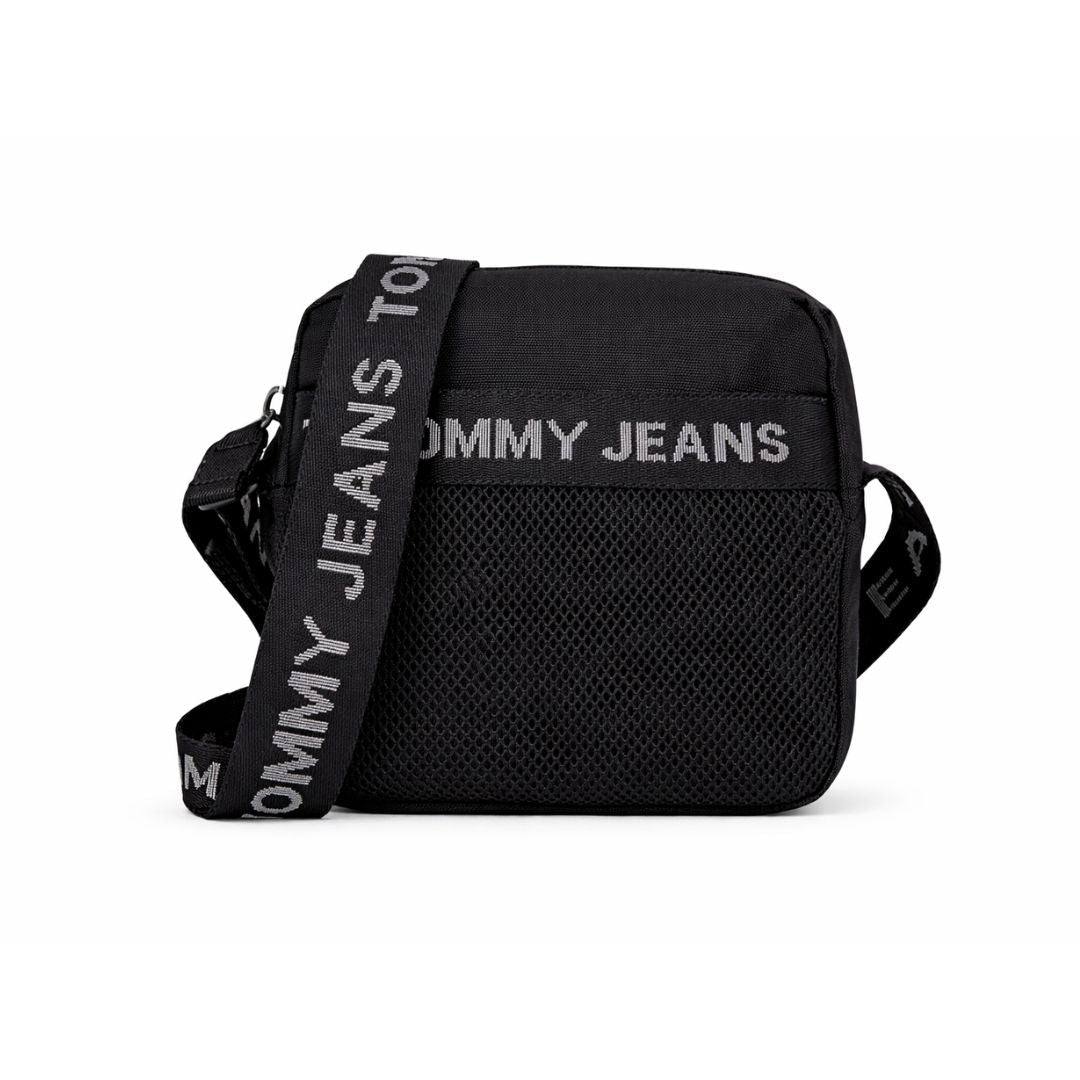 Tommy Jeans Black Mesh Crossbody Bag 🖤👜✨