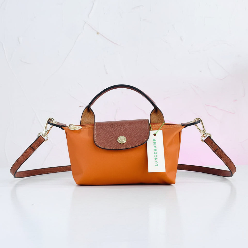 Longchamp Iconic Mini Handbag with Detachable Strap