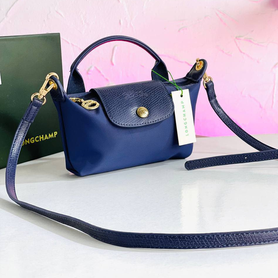Longchamp Iconic Mini Handbag with Detachable Strap