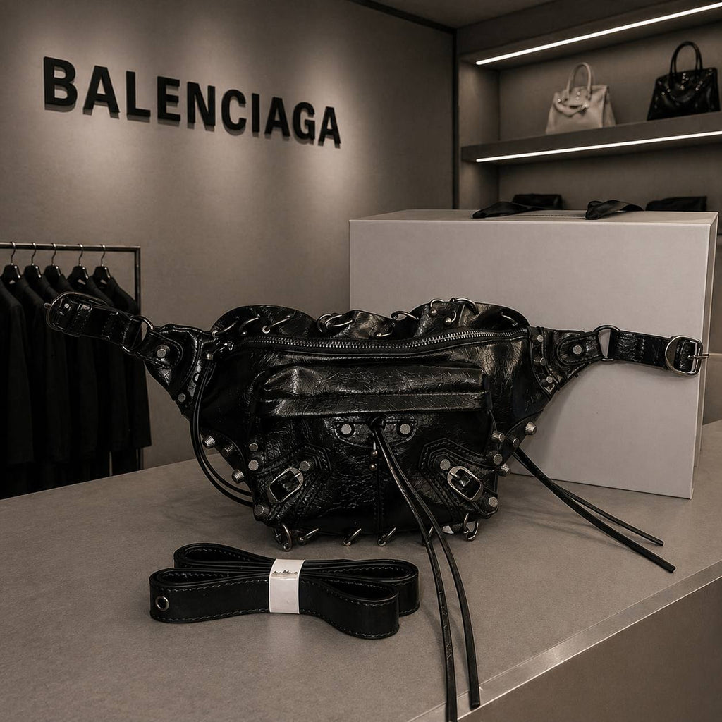 Balenciaga Le Cagole Metallic Hardware Belt Bag