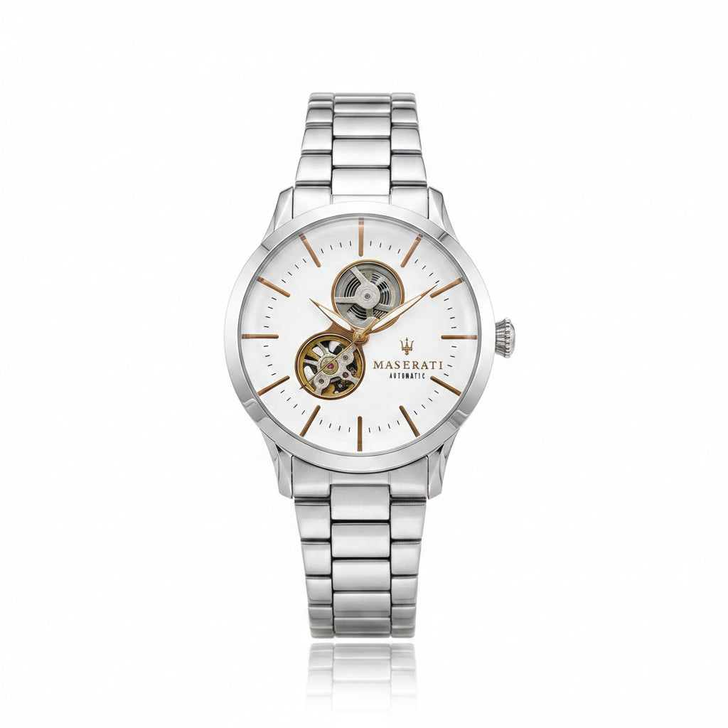 Maserati Tradizione Automatic Stainless Steel Silver Dial Watch
