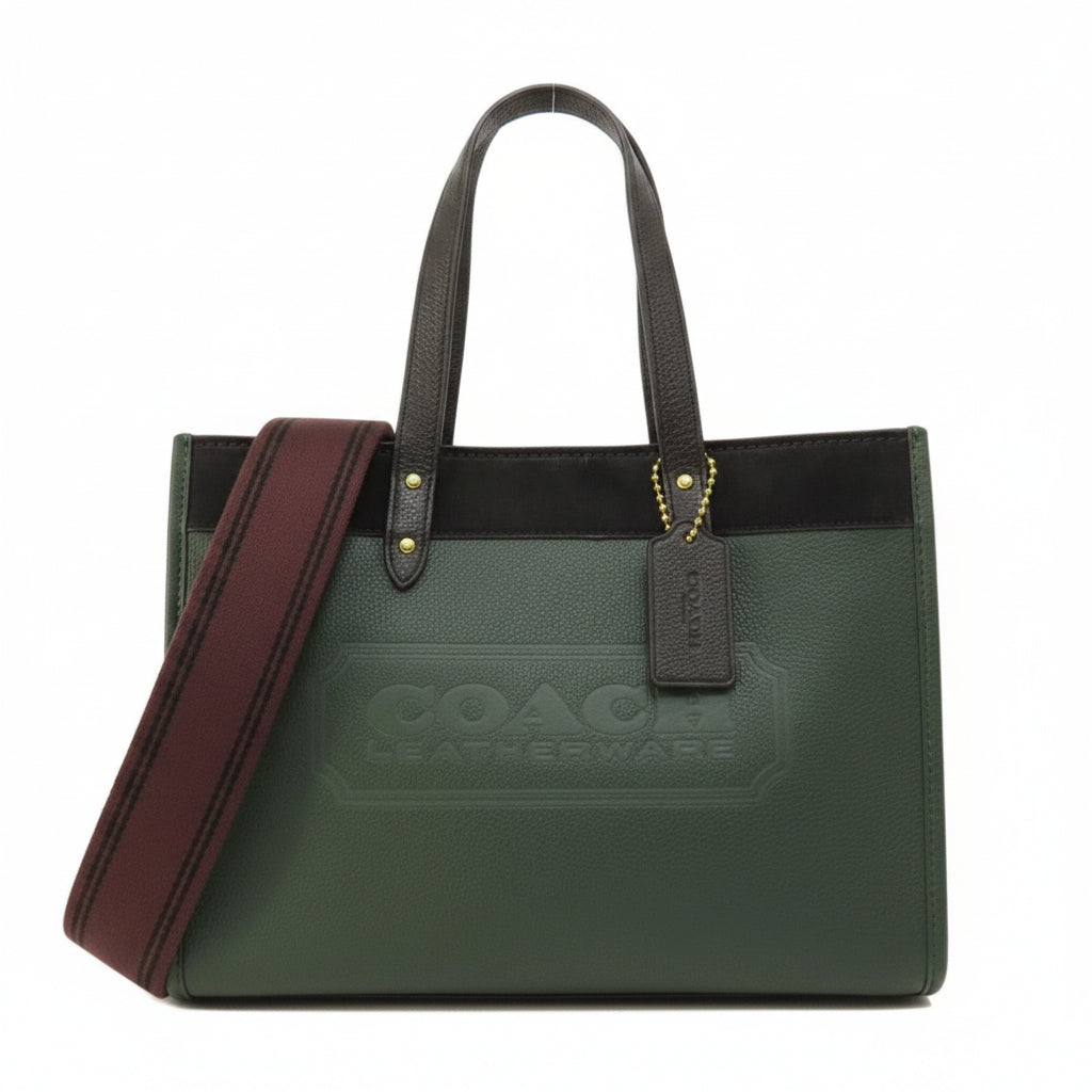 Coach Leatherware Embossed Tote Bag