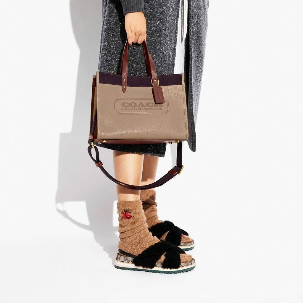Coach Leatherware Embossed Tote Bag