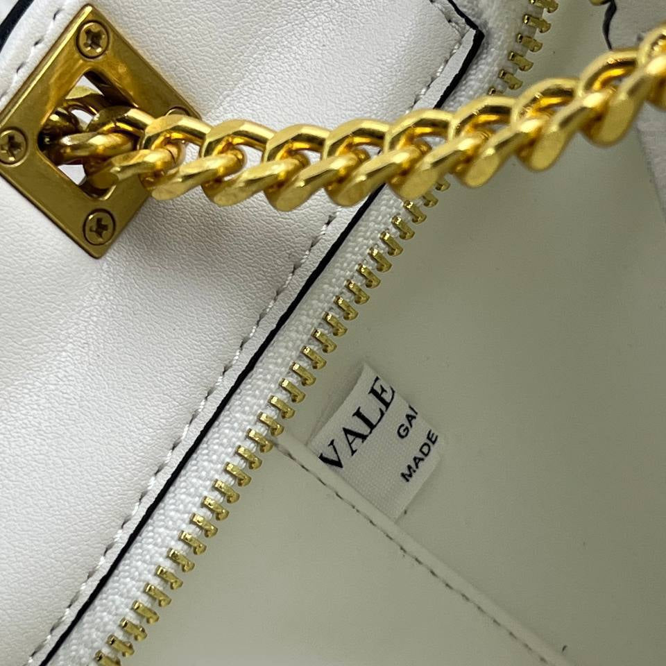 Valentino Garavani VLogo Two Tone Chain Strap Handbag