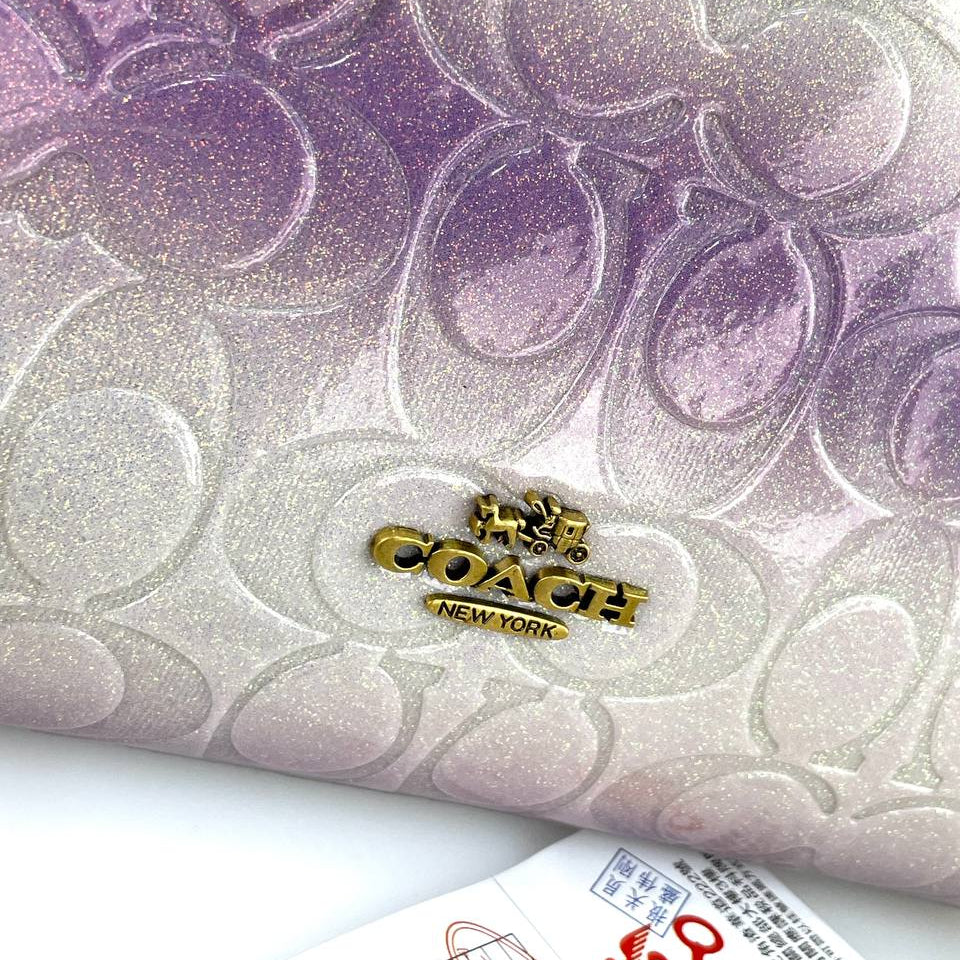 Coach Signature Glitter Gradient Tote Bag
