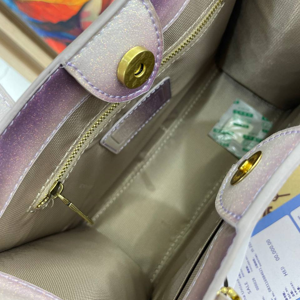 Coach Signature Glitter Gradient Tote Bag