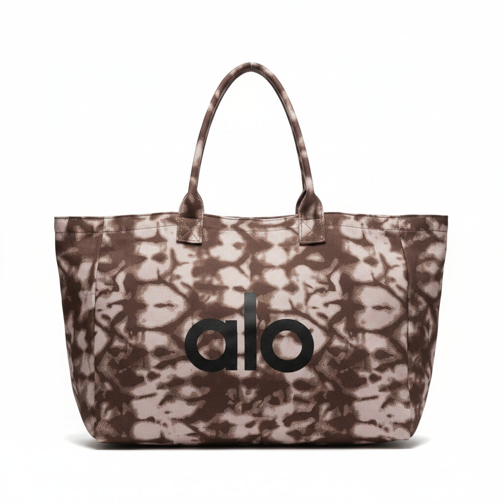 Alo Yoga Signature Canvas Tie Dye Tote Bag
