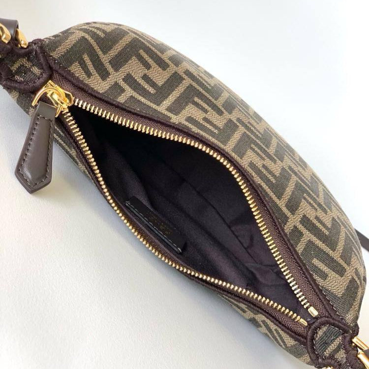 Fendi Casa Inspired Light Blue Handbag with Decorative Scarf
