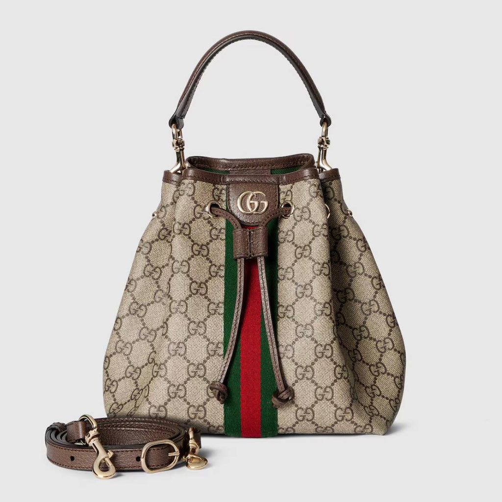 Gucci Ophidia GG Monogram Canvas Bucket Bag