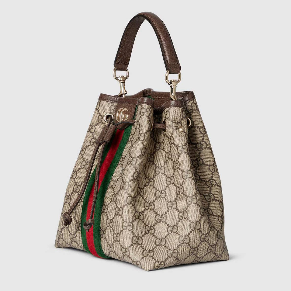 Gucci Ophidia GG Monogram Canvas Bucket Bag