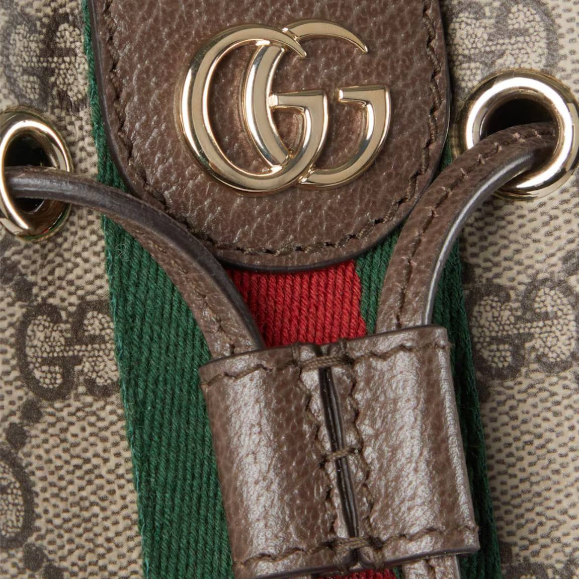 Gucci Ophidia GG Monogram Canvas Bucket Bag