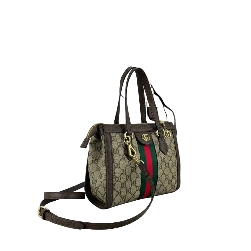 Gucci Brown & Red Canvas Bag 👜❤️💚