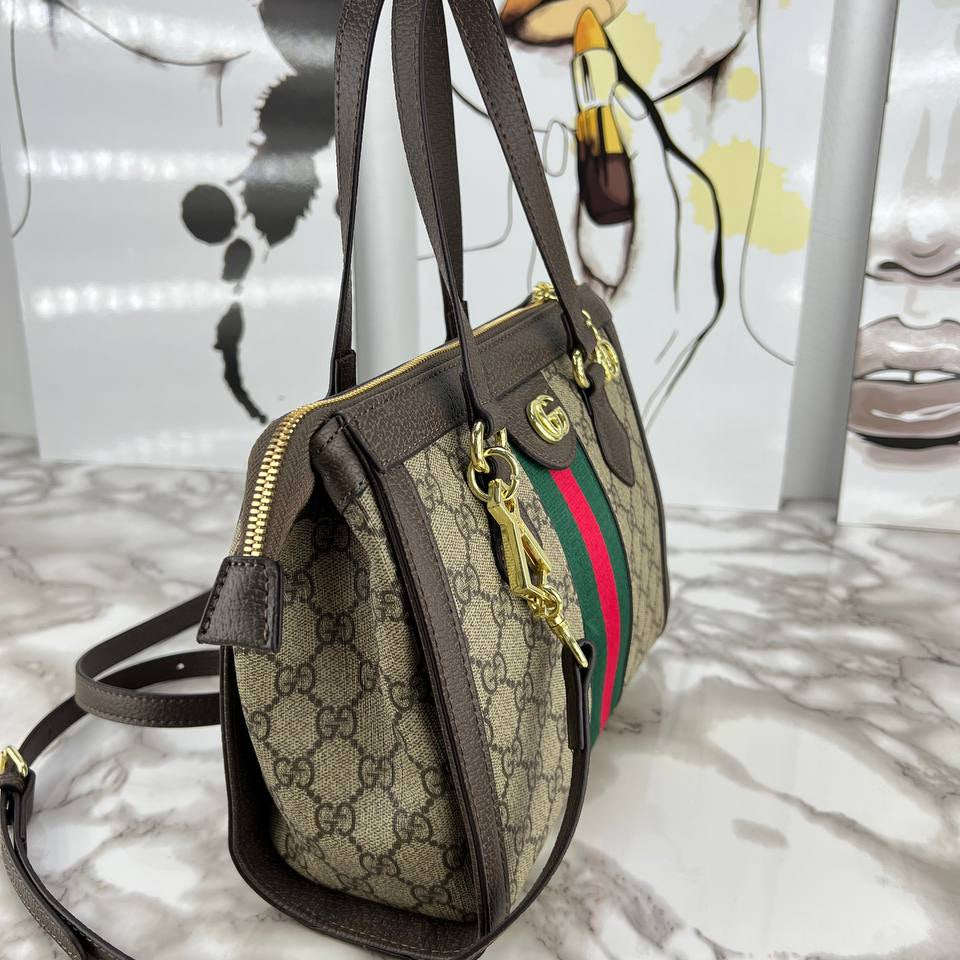 Gucci Brown & Red Canvas Bag 👜❤️💚