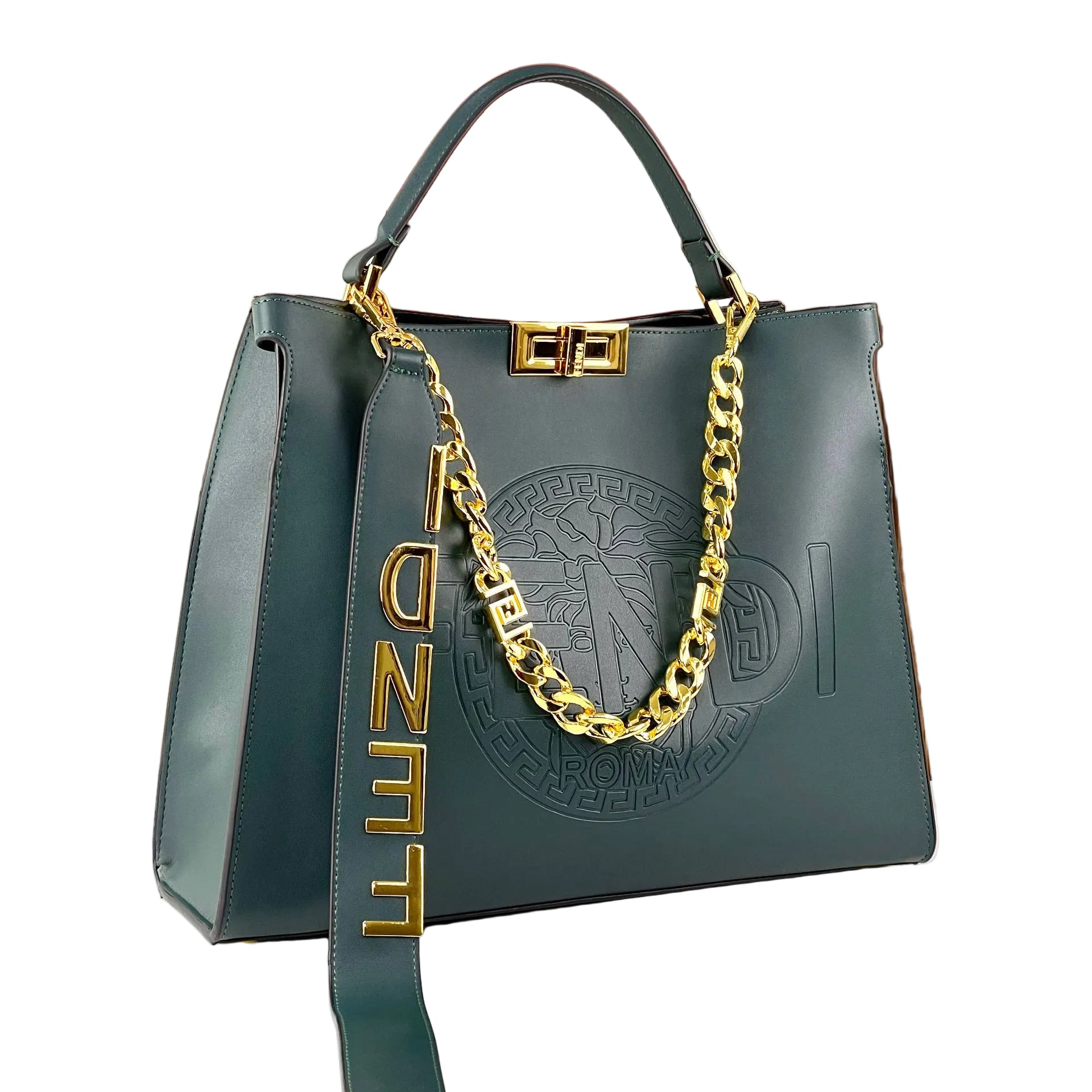Fendi Colorblock Bag 💚🤎🤍🖤