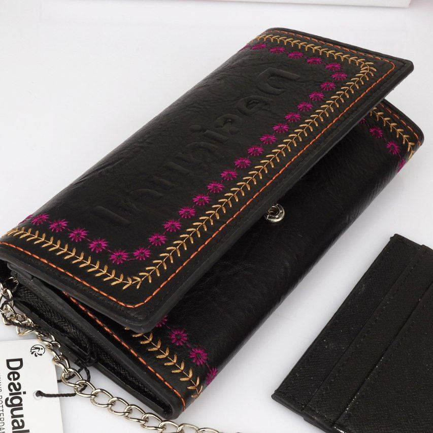 Desigual Black Wallet Mirror original with box 🖤 Modern Chic 💃