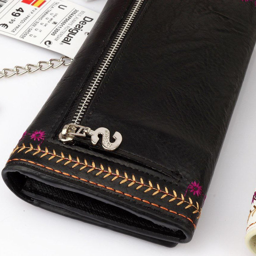 Desigual Black Wallet Mirror original with box 🖤 Modern Chic 💃
