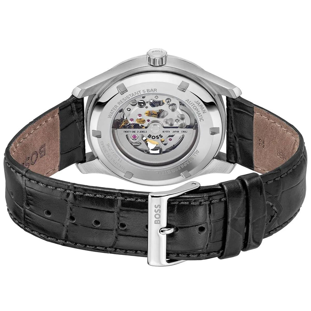 BOSS Automatic: Gold & Stainless Steel Elegance ⌚⚜️