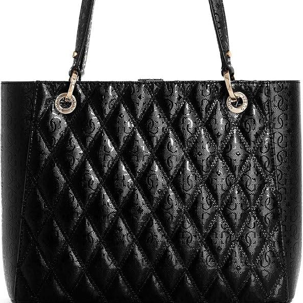 GUESS Chic Tote Bag 👜⚪🖤 Beige Accent