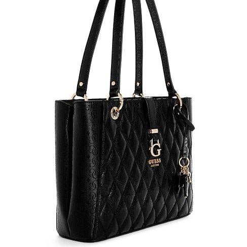 GUESS Chic Tote Bag 👜⚪🖤 Beige Accent