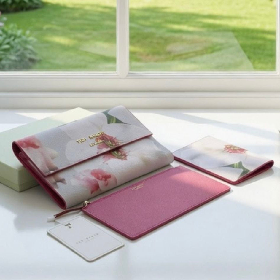 Ted Baker Floral Multi-Task Pouch 🌸👛 Organizer
