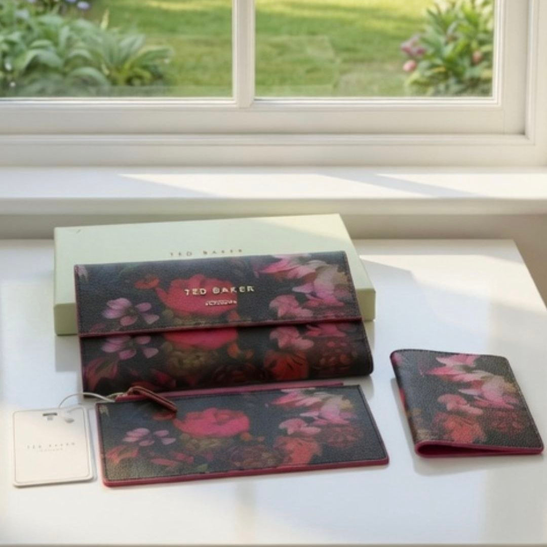 Ted Baker Floral Multi-Task Pouch 🌸👛 Organizer