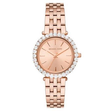 Michael Kors Rose Gold Crystal Bezel Watch ⌚✨