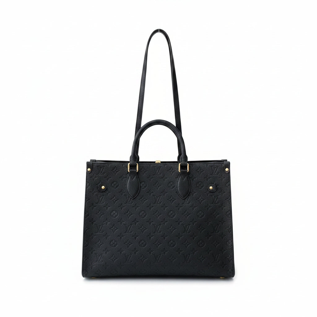 Louis Vuitton Inspired Monogram Tote Bag in Classic Black 👜✨