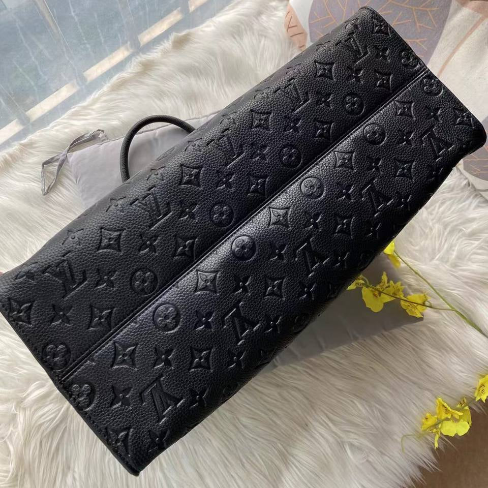 Louis Vuitton Inspired Monogram Tote Bag in Classic Black 👜✨