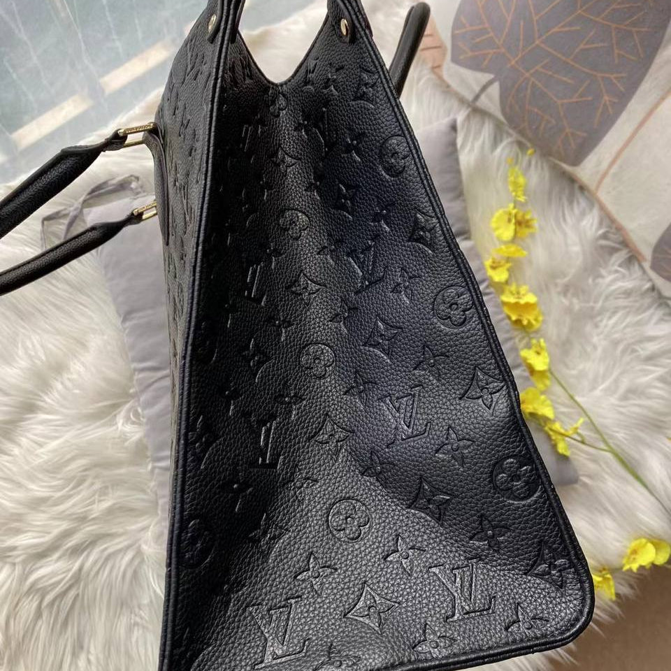 Louis Vuitton Inspired Monogram Tote Bag in Classic Black 👜✨