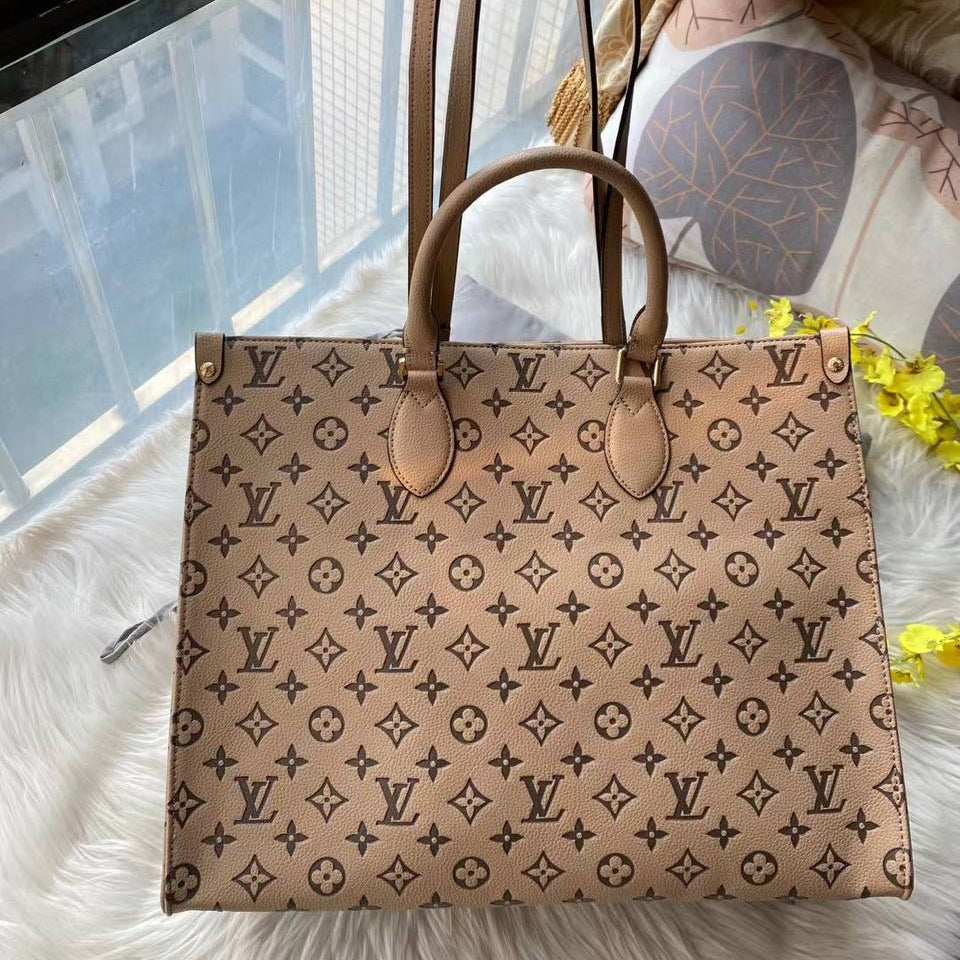 Louis Vuitton Inspired Monogram Tote Bag in Classic Black 👜✨